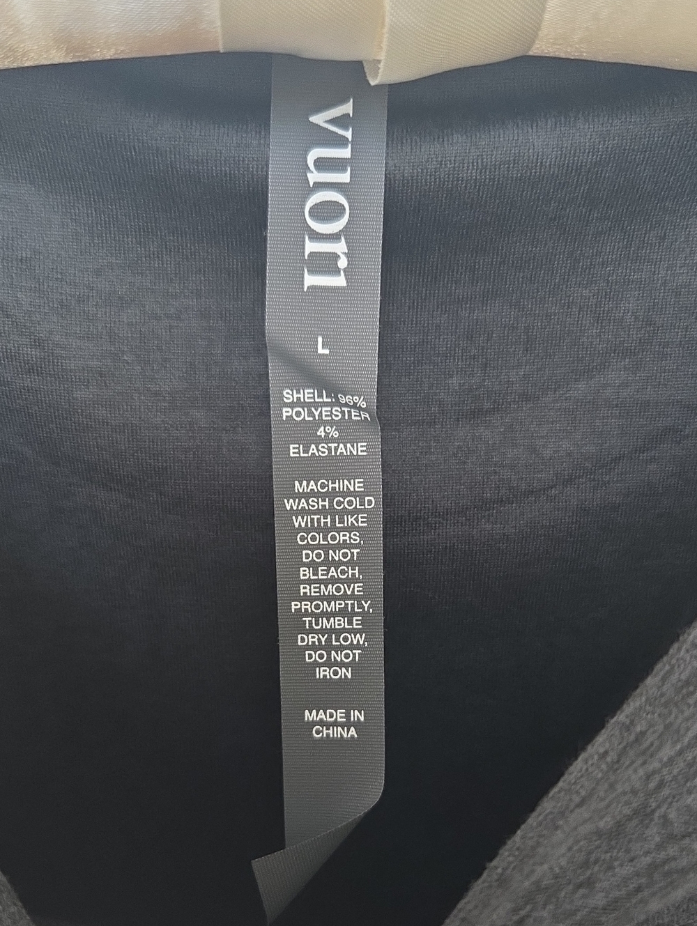 NWT Vuori Men's Long Sleeve Crewneck Shirt - Charcoal Gray - L - Picture 4 of 5